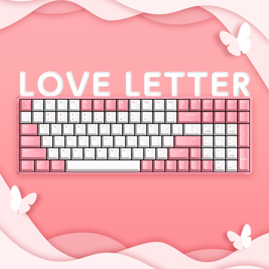 F96 Love Letter Mechanical Keyboard