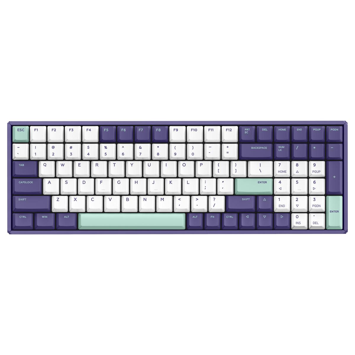 F96 Grape Milk Mechanical Keyboard