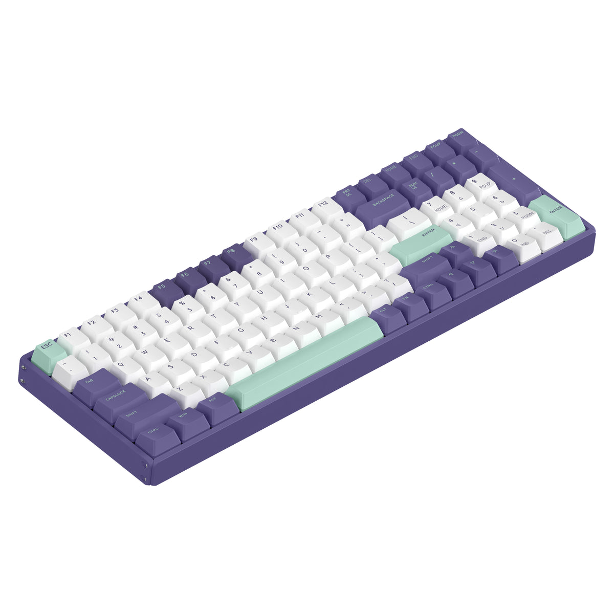 F96 Grape Milk Mechanical Keyboard
