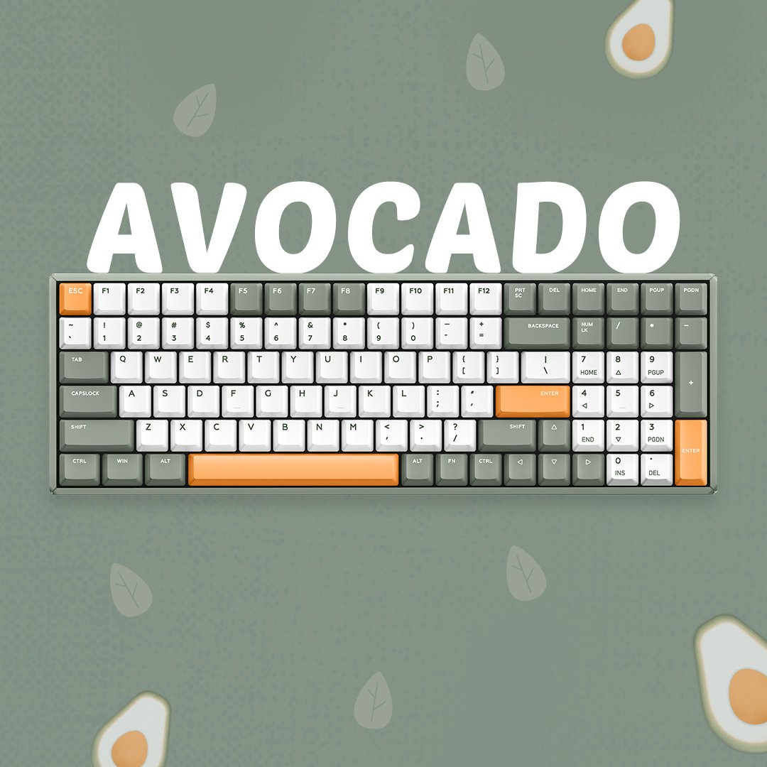 F96 Avocado Mechanical Keyboard