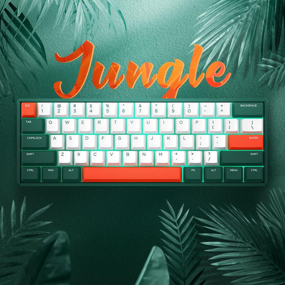 F60 Jungle Wired Mechanical Keyboard